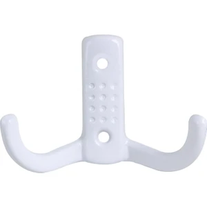 As Noktalı Vestiyer Duvar Askısı Dolap Elbise Askılığı Beyaz Metal Askı