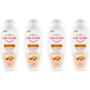 Hacı Şakir Şampuan 500 Ml Badem Kuru 8718951453777 (4 Adet)