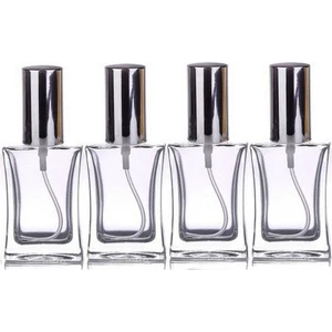 Cam Yeniden Doldurulabilir Sprey Kolonya Parfüm Şişesi 50 Ml 4 Adet
