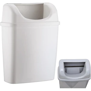Duvara Monte Çöp Kovası 6'litre Beyaz
