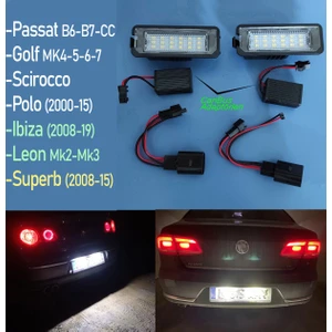 Passat B7 LED Plaka Lambası - Passat B7 Plaka Aydınlatma LED