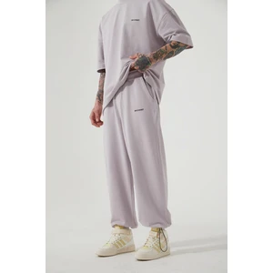 Oversıze Basıc Baggy Eşofman Lila