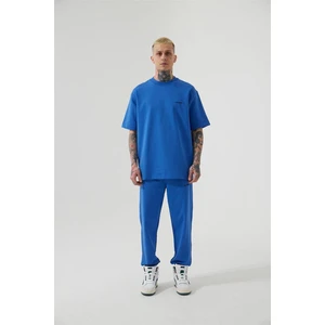 Relaxed Basıc Paça Lastikli Jogger Eşofman Açık Mavi