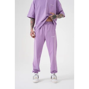 Relaxed Yıkamalı Luxury Basıc Jogger Eşofman Lila