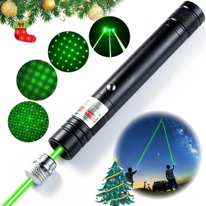 YL-301 Yeşil Lazer Pointer 100 Mw 10 Km Etkili Kalem Lazer (5 Başlıklı)