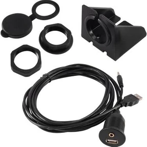 Montaj Tipi 3 Metre Stereo USB Uzatma Montaj Edilebilir Aux Kablosu Montaj Edilebilir USB Kablosu