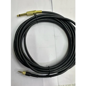 5 Metre 6.3 mm Mono 3.5 mm Stereo Kablo Aux 6.3 mm Mono Kablo