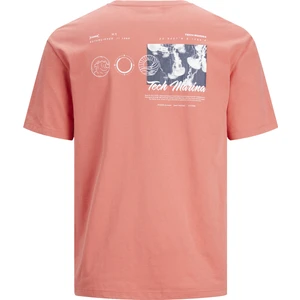 Jack & Jones Göğüs ve Sırt Baskılı Tişört- Waters