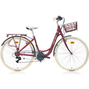 Juliet 28 430H 28" 21-V Vb Mat Kırmızı-Krom-Krem Şehir Bisikleti