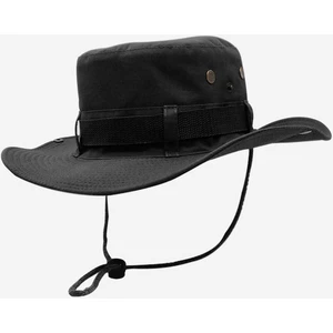 Kadın Siyah Güneş Koruyucu Kovboy Safari Şapkası