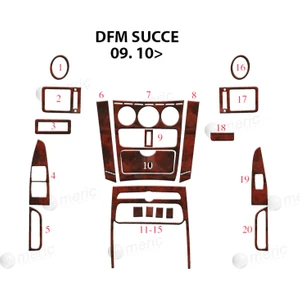 meriç cockpit design Meriç® Dfm Succe Ön Torpido Kaplama Maun 20 Parça 2010-›