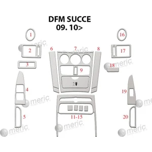 meriç cockpit design Meriç® Dfm Succe Ön Torpido Kaplama Maun 20 Parça 2010-›