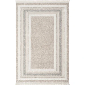 Cool Halı Mikasa Mks 04 Bej Gri Yumuşak Dokulu Halı Kilim Salon Koridor Yolluk Dokuma Makine Halısı