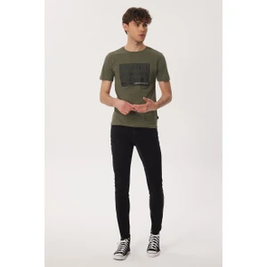 Lee Cooper Patrıce  Erkek O Yaka T-Shırt Haki