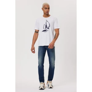 Lee Cooper Gawaın Erkek O Yaka T-Shırt Beyaz