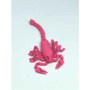 3D Hareketli Akrep Figürlü Oyuncak - Pembe