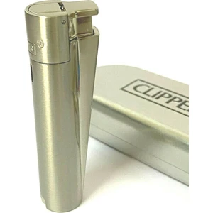 Clipper Jet Flame Gümüş Renk Çakmak