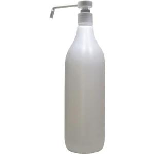 Boş Şişe Polietilen Plastik 1 Lt 2 Adet + Kolonya Ve Dezenfekten Sprey Pompalı Takım