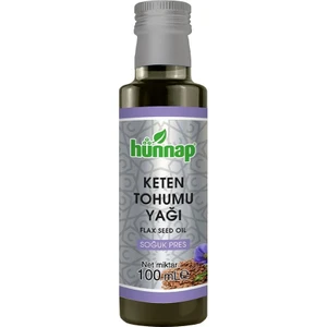 Hünnap Keten Tohumu Yağı Soğuk Pres 100 ml