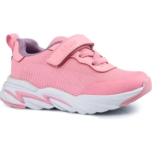 Rover Işıklı Cırtlı Ortapedik Hafif Taban Çocuk Spor Ayakkabı Pembe