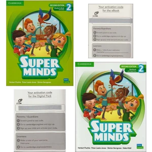 Cambridge University Press Super Minds Level 2 Student's Book With Ebook + Workbook With Digital Pack