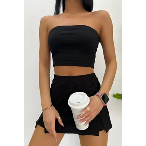 Kaşkorse Fitilli Crop Straplez