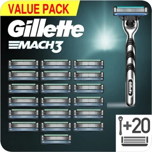 Mach3 Makine + Gillette Mach3 20 Adet Tıraş Bıçağı