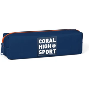 Coral High Sport Lacivert Neon Turuncu Tek Bölmeli Kalem Çantası 22338