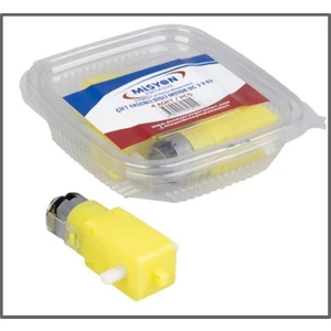 Çift Eksenli Dişli Motor 3V-6V Tek