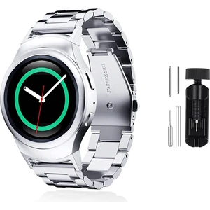 Kip GSM Samsung Galaxy Watch Gear S2 Uyumlu Kordon Kordon Metal Kordon Ayarlama Aparatlı