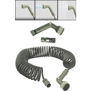 Fix Home Spiral Hortum Seti Uzayan Bahçe Hortumu Tabancalı Fıskiyeli Hortum 15 Metre Konnektörler Dahil
