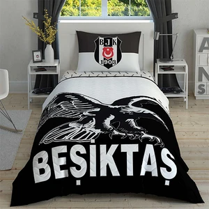 Lisanslı Kapitoneli Nevresim Takımı Beşiktaş Kartal Tek Kişilik