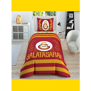 Lisanslı Kapitoneli Nevresim Takımı Galatasaray Kırmızı Tek Kişilik