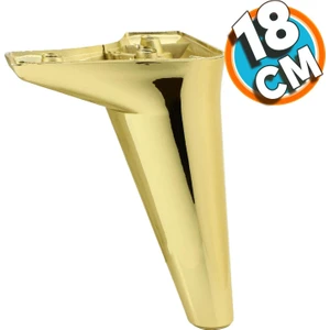 Mobilya Kanepe Yatak Sehpa Tv Ünitesi Baza Koltuk Ayağı Gold Altın Renk 18 cm Ayak