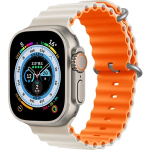 Apple Watch Uyumlu 42 mm 44 mm 45 mm 49 mm Kordon 1/2/3/4/5/6/se/7/8/ Watch Ultra Çift Renk Ocean Kordon