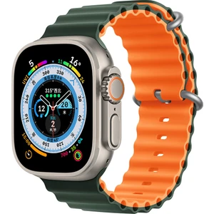 Apple Watch Uyumlu 42 mm 44 mm 45 mm 49 mm Kordon 1/2/3/4/5/6/se/7/8/ Watch Ultra Çift Renk Ocean Kordon