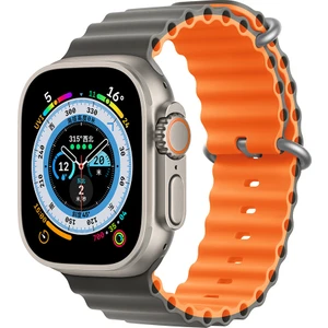 Apple Watch Uyumlu 42 mm 44 mm 45 mm 49 mm Kordon 1/2/3/4/5/6/se/7/8/ Watch Ultra Çift Renk Ocean Kordon