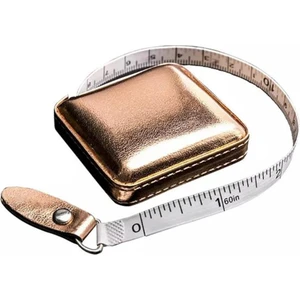 Mezura | Altın Renk Suni Deri Kaplı