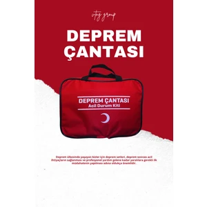 VTNG Group Deprem Çantası Acil Durum Ilk Yardım Kiti Seti (33 Parça)