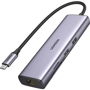HDMI 1000MBPS Gigabit Ethernet Kart Okuyucu USB Çoklayıcı Hub Adaptör