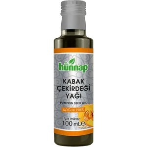 Hünnap Kabak Çekirdeği Yağı Soğuk Pres 100 ml