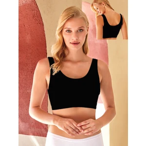 2643 Kadın Pedli Kalın Askılı  Büstiyer Sütyen