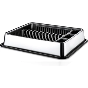 Sade Metal Desenli Altı Özel Tepsili Metalize Bulaşıklık Tabaklık Kaşıklık 50X42CM Bulaşık Sepeti