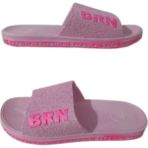Brn B050-10 Kadın Açık Pembe Kaymaz Taban Deniz Plaj Havuz Günlük Yürüyüş Terlik
