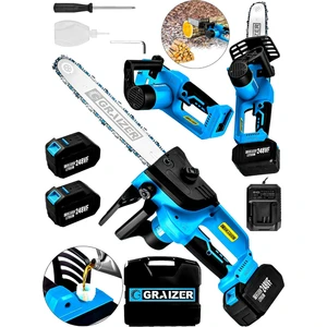 Alman 248 Vf 10 Ah %100 Bakir Sargili Akülü Dal Kesme Budama Testere Bıçkı Makinesi 35 cm