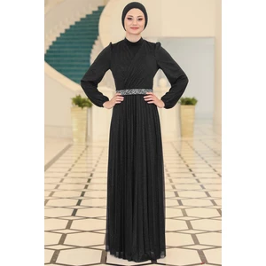Dila Tesettür Abiye Siyah