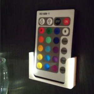 Rgb LED Şeritli Uzaktan Kumanda Tutucu  Organik Plastikten