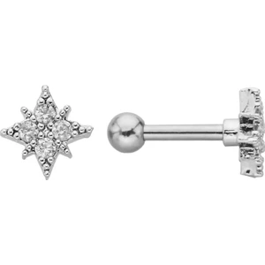 By Dilek Çetin Accessory Çelik Yıldız Model Kıkırdak Helix Tragus Piercing