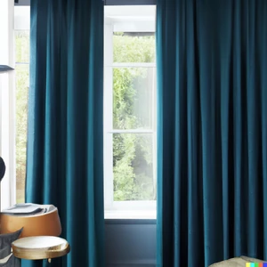Blackout Karartma Perde 100% Lüks Blackout Turkuaz Çift Taraflı