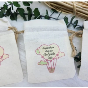 Hayaller Dükkanı 30 Adet Ramazan Bayramı 9X12 cm  Baskılı Lavanta Kesesi Lik